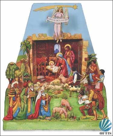 Betlém Tříkrálový 11, reprint reklamního betlému